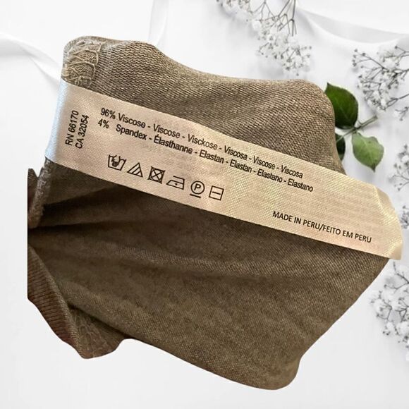 Grey Medium Free People Off The Shoulder Crop Longsleeve With Bell Sleeve - Picture 3 of 4